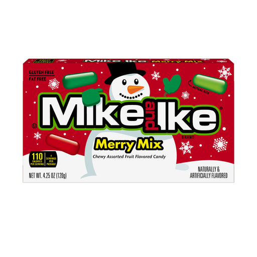 Mike & Ike Christmas Merry Mix 4.25oz box
