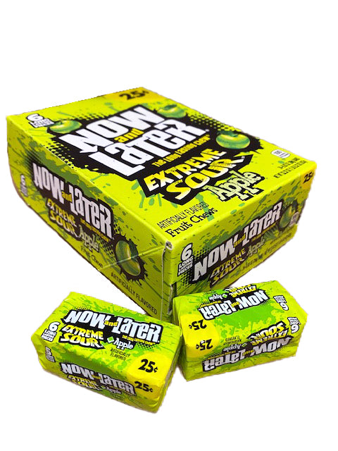 Now and Later Extreme Sour Apple .93oz pack