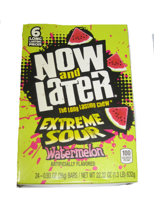 Now & Later Extreme Sour Watermelon