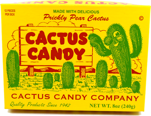 Cactus Candy Prickly Pear Jelly Candies 8oz box Arizona