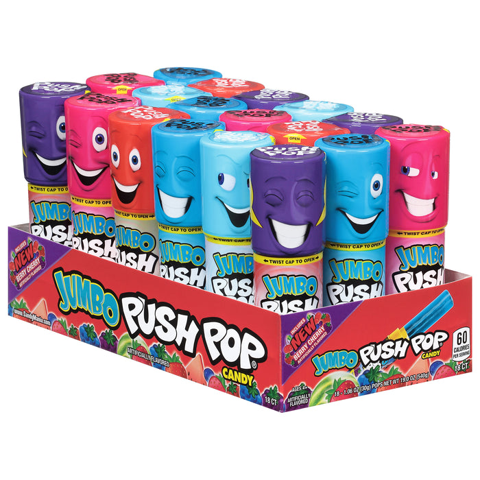 Jumbo Push Pops 18ct Assorted Box