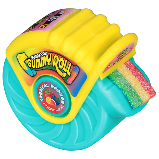 Push Pop Gummy Roll 1.4oz Pack Tropical Rainbow