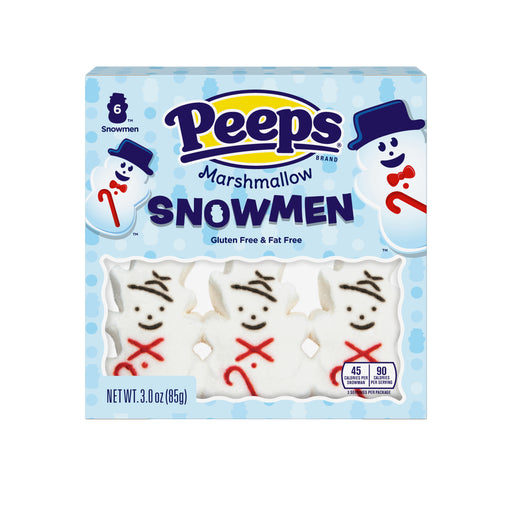 Christmas Peeps Marshmallow Snow men 6 pack