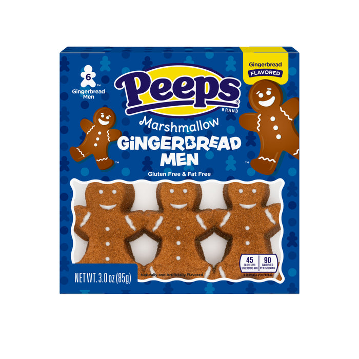 Marshmallow Peeps 6 pack Gingerbread mem