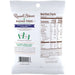 Russell Stover sugar-free peanut caramel nougat package with nutrition facts.