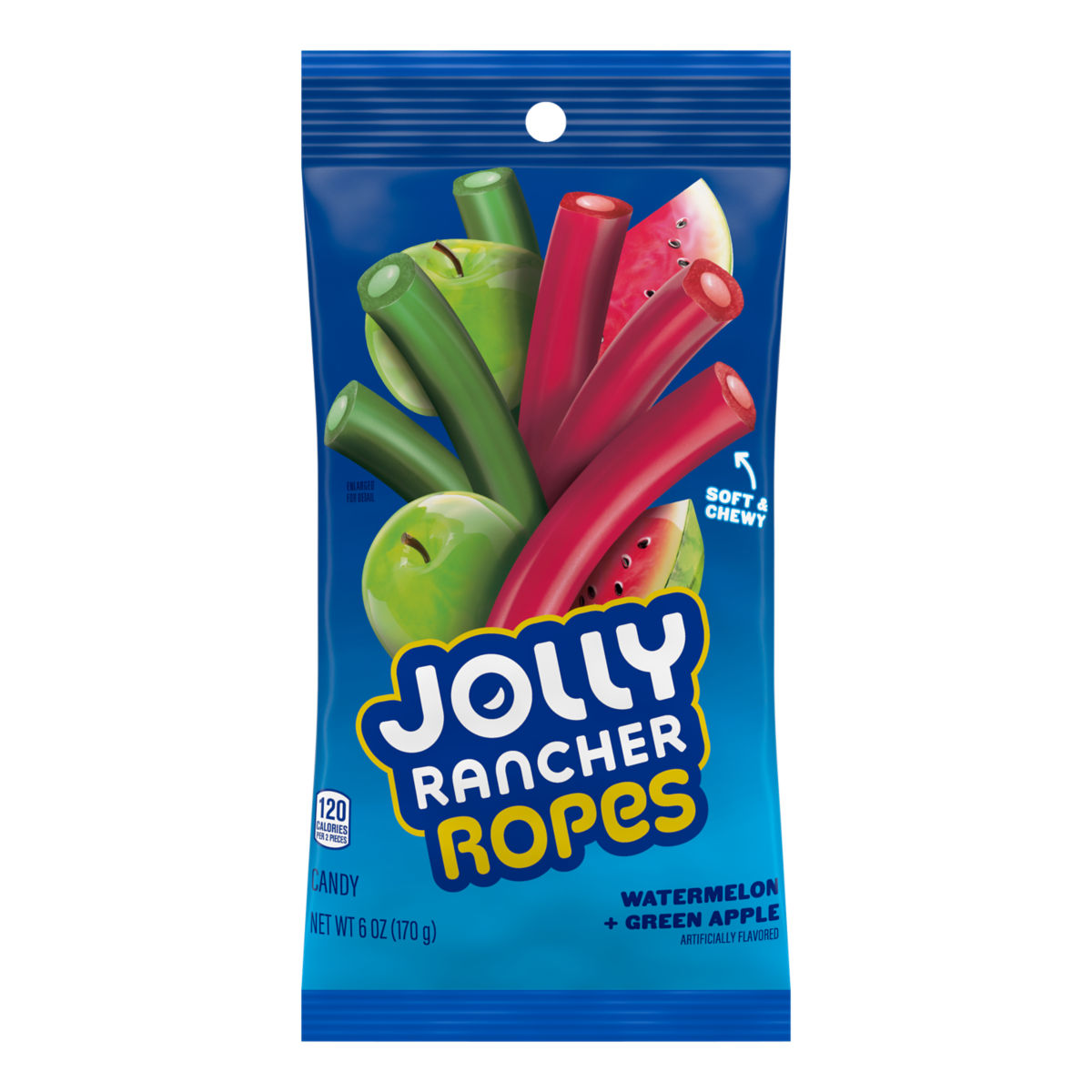 Jolly Rancher Ropes Watermelon Apple 6oz Bag — Sweeties Candy of Arizona