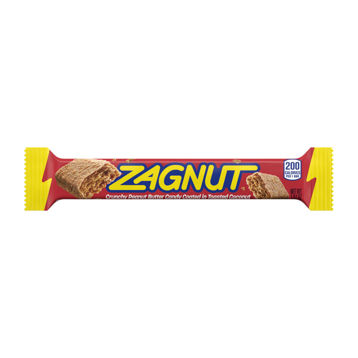 ピーナッツ Zagnut 1.51oz bar or 18ct box — Sweeties Candy of Arizona