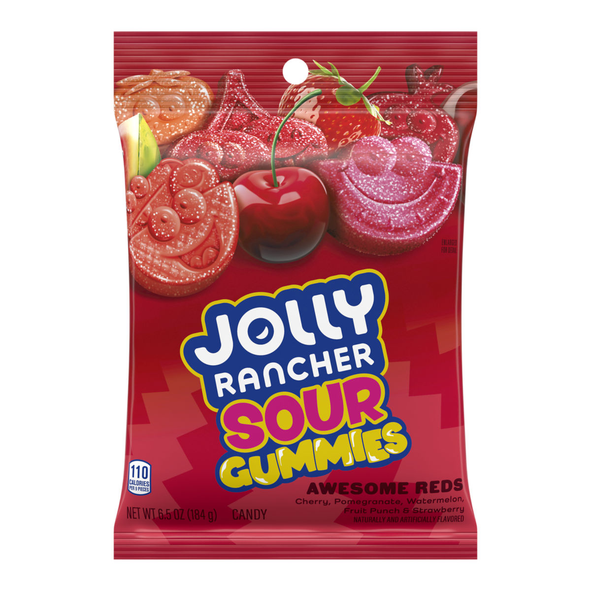 Jolly Rancher Awesome Reds Chewy Sours 6.5oz bag — Sweeties Candy of ...