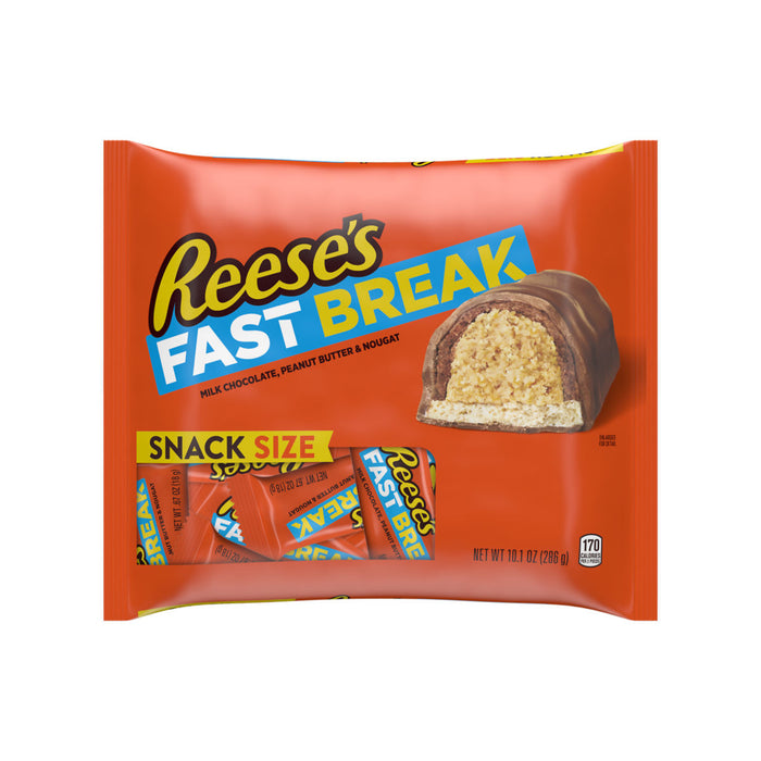 Reeses Fast Break Snack Size Candy Bars 10.1oz Bag
