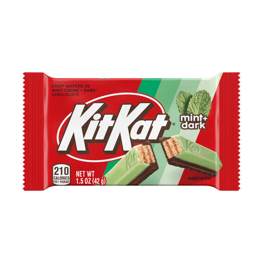 Kit kat yet again comes with another home run in Kit Kat Duos Dark Chocolate and Mint! Crisp delicious wafers covered in a rich Mint Cream and dark chocolate!

Break me off a piece of that Kit Kat Bar!



***IMPORTANT NOTICE: We are not responsible for melted chocolate. Must be shipped with ice packs. No exceptions!!***