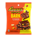 Reese's Pieces Bark candy package with orange and yellow design