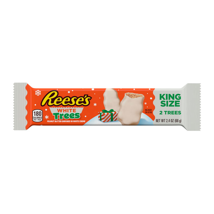Reese's White Trees candy bar packaging on a white background