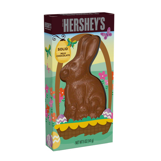 Indulge in the perfect Easter treat with our Hershey Solid Chocolate Bunny! This 5oz bunny is not only delicious, but also a fun addition to any Easter basket. Enjoy the creamy and rich Hershey chocolate taste while celebrating the holiday. Treat yourself or a loved one today!