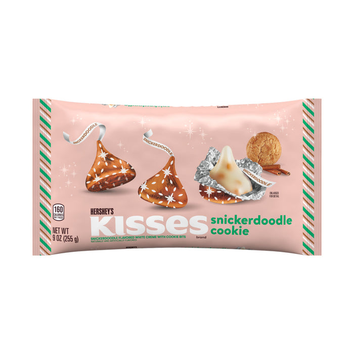 Hershey's Kisses Snickerdoodle Cookie packaging on a white background