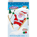 Santa Skiing - Indulge in the festive spirit with these Christmas Double Bubble Gumballs! Each carton contains 6oz of red and green gumballs featuring cute designs of Santa skiing, reindeer riding a sled or a snowman snowboarding! Perfect for holiday parties or as a sweet treat for kids.