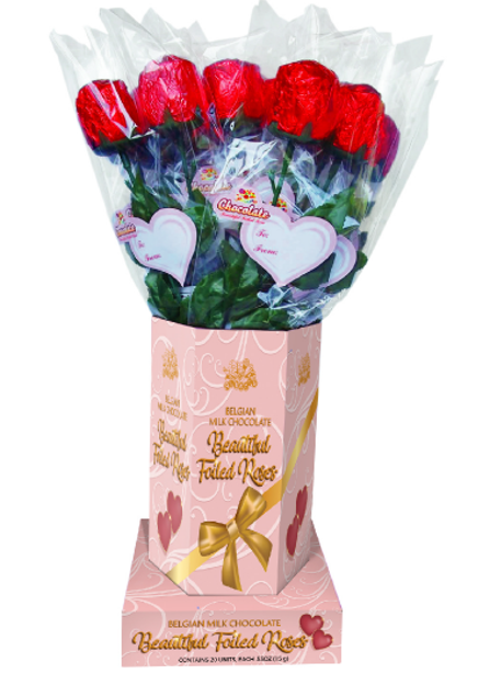 Belgian Milk Chocolate Rose Gift Box - a 3D masterpiece that combines the art of chocolate making with the elegance of a rose. Made with the finest Belgian chocolate, our delicious gift is a special surprise that will delight and impress any recipient.