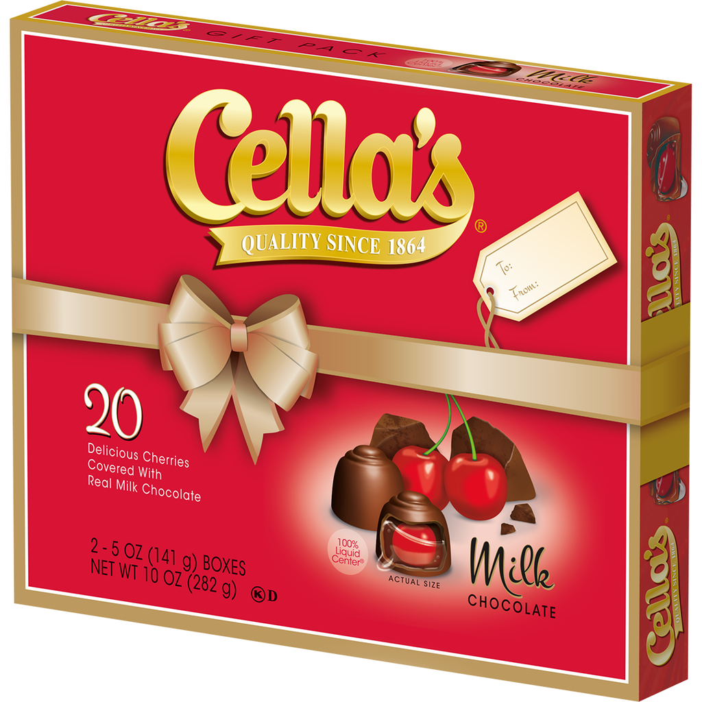セルディアチョコレート20✖️2 Cella's Milk Chocolate 10oz Gift Box — Sweeties Candy of Arizona