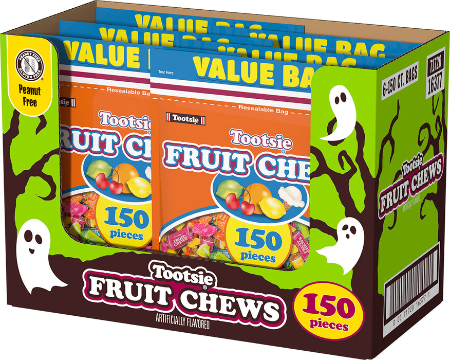 Tootsie Fruit Rolls 37oz Bag 150ct 6ct case