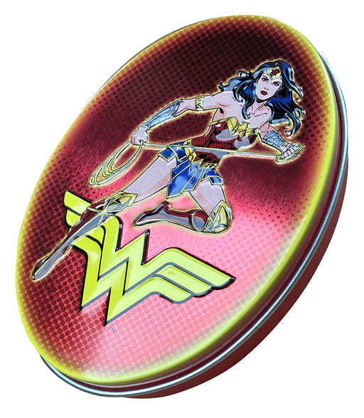 DC Comic Wonder Woman Embossed 3D shaped Candy Filled Tin