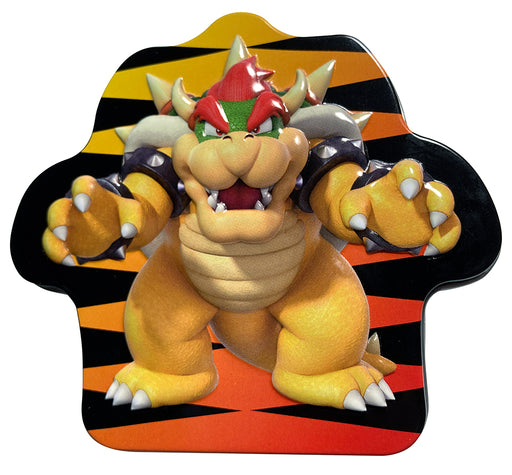 Nintendo Super Mario Brothers Bowser Shaped filled Candy Tin