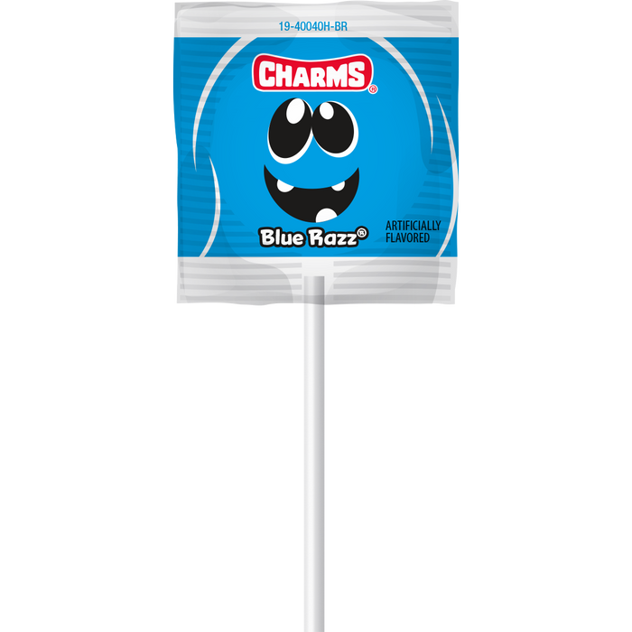 Chrams Sweet Pops Blue Raspberry Halloween Assorted Charms Pops 35ct Bag — Sweeties Candy of Arizona
