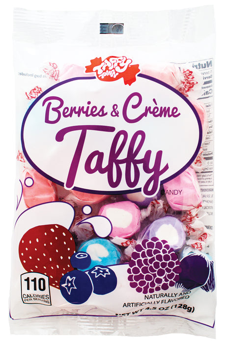 Salt Water Taffy Berries & Creme 4.5oz bag