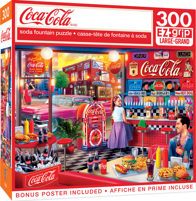 Coca Cola Soda Fountain Puzzle 300pc