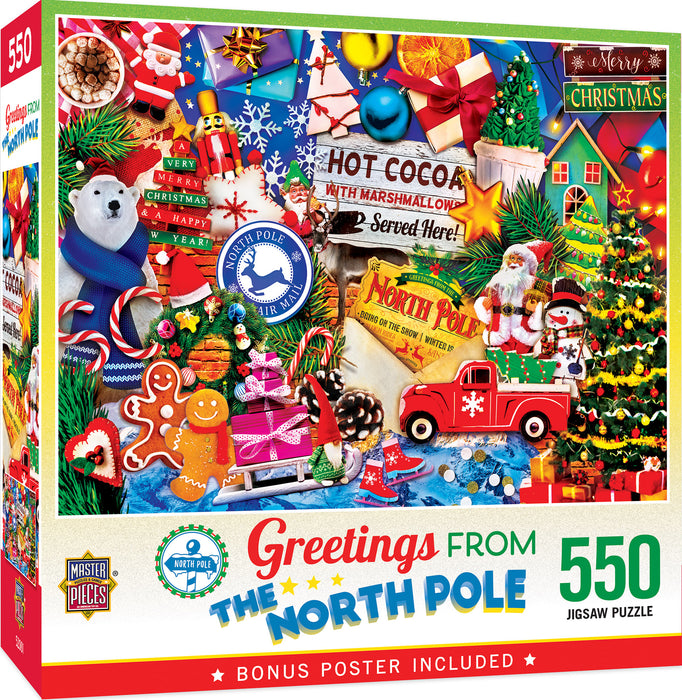 Greetings From The North Pole 550pc puzzle