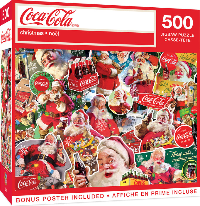 Christmas Coca Cola 500pc Puzzle Set