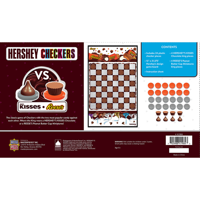 Hershey Checkers Game Set