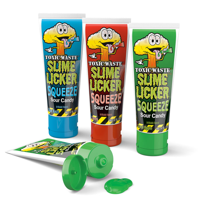 Toxic Waste Slime Licker Squeeze Tubes