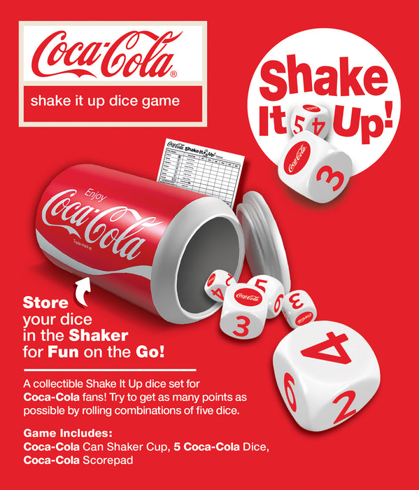 Coca Cola Shake It Up Dice Game Collectors Set