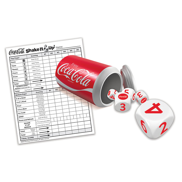 Coca Cola Shake It Up Dice Game Collectors Set