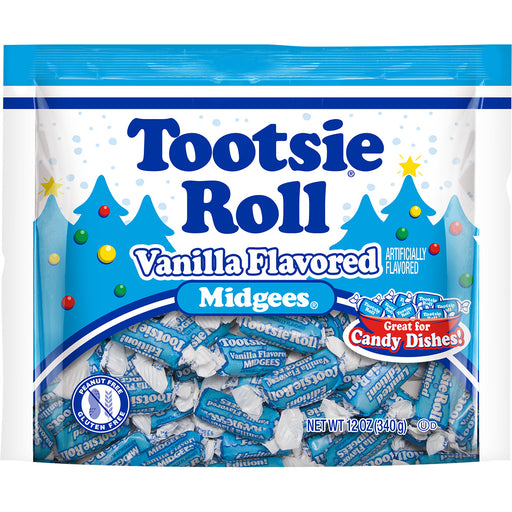 Tootsie Roll Christmas Vanilla Midgees 12oz bag