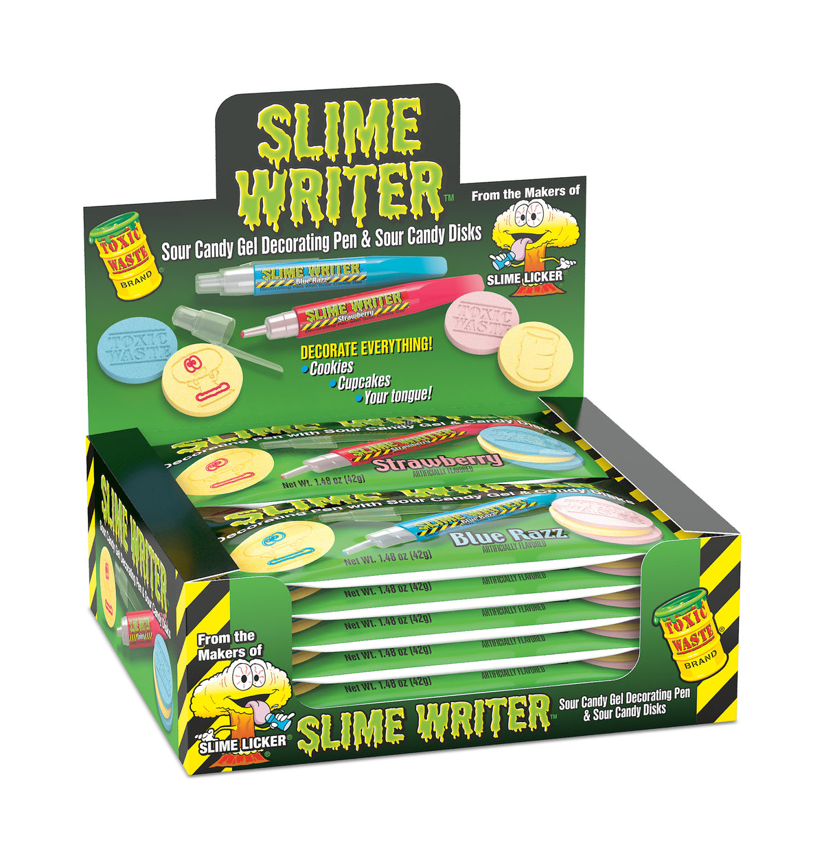 Toxic Waste Slime Licker Squeeze Candy 2.47 oz. Tube