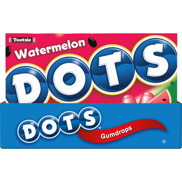 Dots Watermelon
 Gumdrops 6.5oz Box 12ct case
