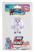 World's Smallest Care Bears plush toy packaging with purple bear on a white background