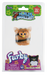 A packaged Furby toy from World's Smallest, featuring a small brown furry character with large eyes and a yellow beak inside a clear blister pack on a printed retail card.