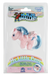 My Little Pony Firefly plush toy in its original retail packaging by World's Smallest. The pink pony has a blue mane and tail, and the package features 'World's Smallest' and 'My Little Pony' branding.