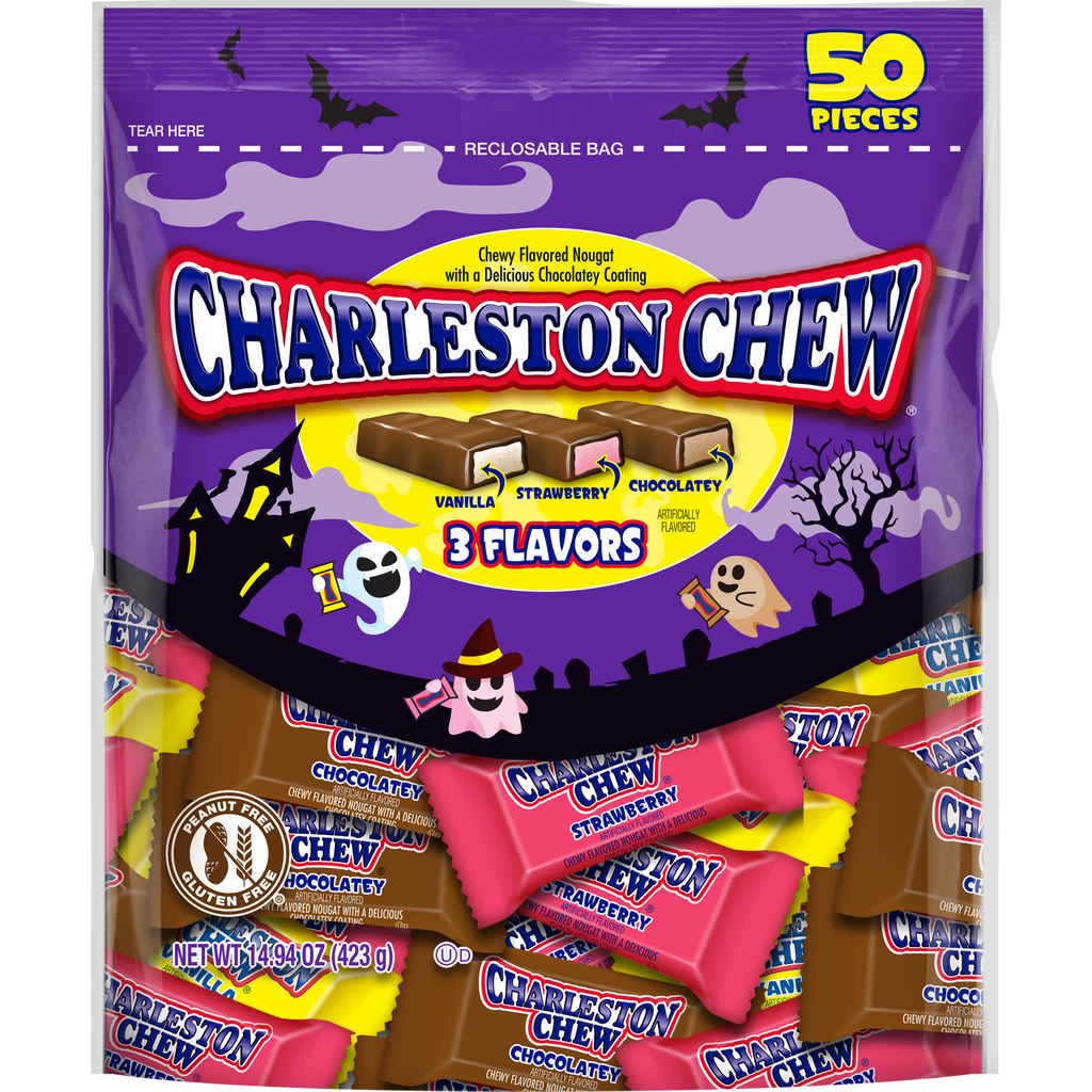 Halloween Charleston Chew Mini Bars Assorted 14.94oz Bag