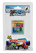 World's Mallest Rush Hour toy set in its original blister packaging, featuring a 16-piece traffic grid game with colorful plastic cars and a clear plastic window.