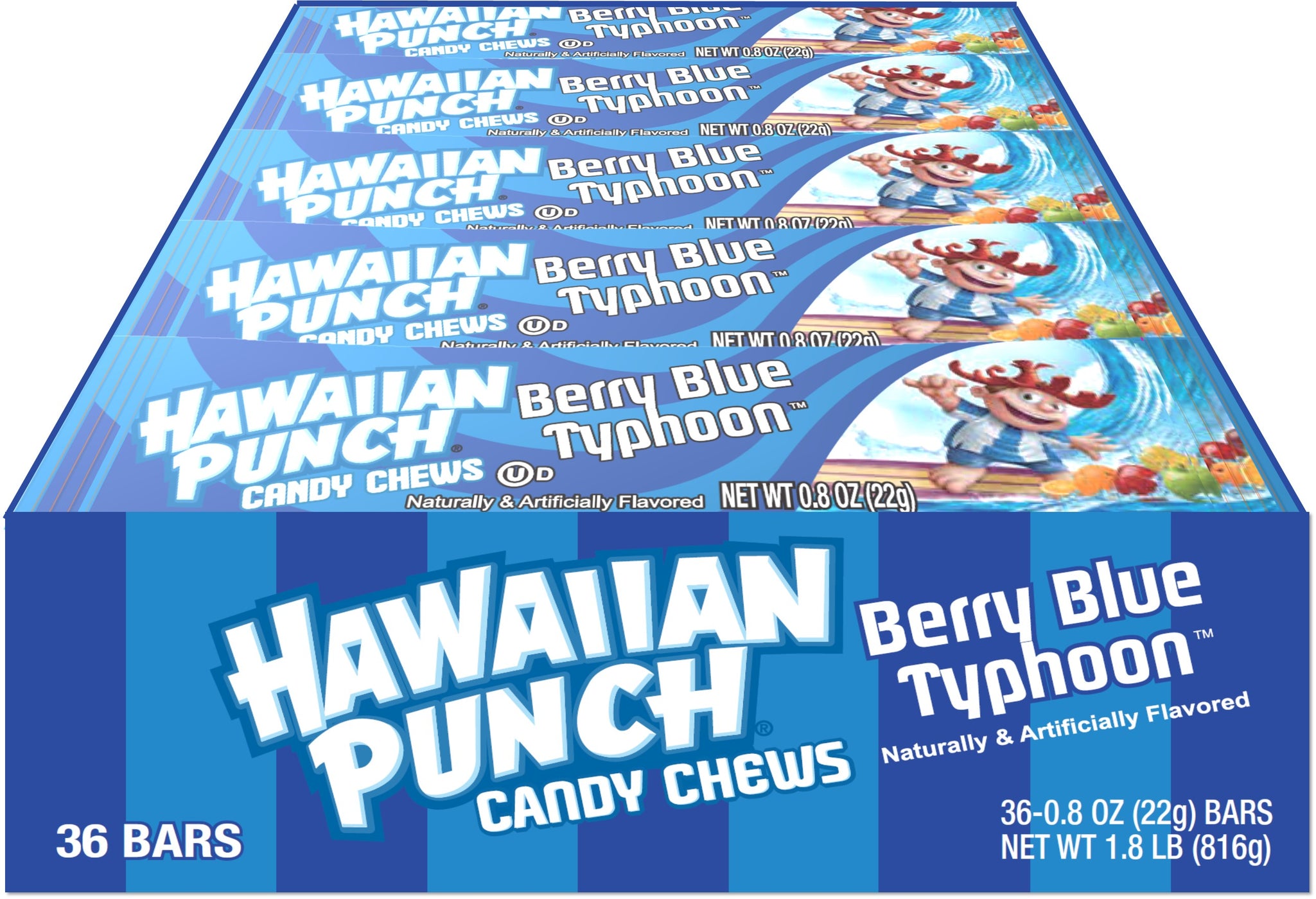 Hawaiian Punch Chews Berry Blue Typhoon — Sweeties Candy Of Arizona 5565