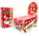Original Gourmet Choco Drumz chocolate dip in a red and white striped retail display box with individual packs shown beside it on a white background.