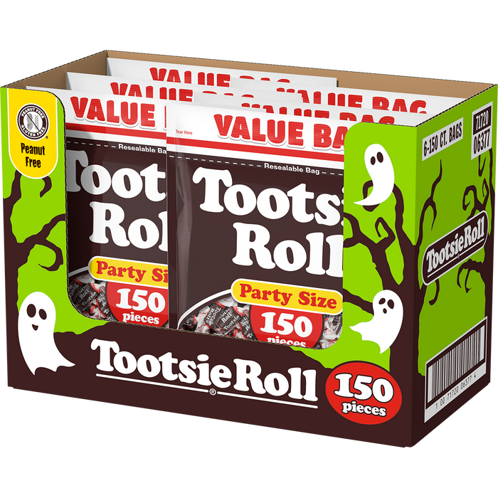 Tootsie Rolls Chocolate 150ct 37oz Bag 6ct case