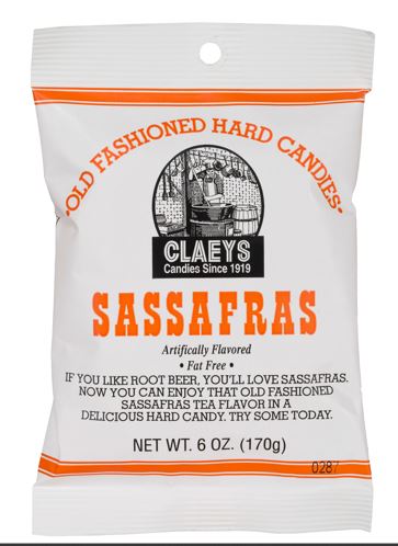 Claeys Candy Old Fashioned Hard Candy Drops Sassafras