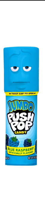 Jumbo Push Pop 1.06oz Blue Raspberry