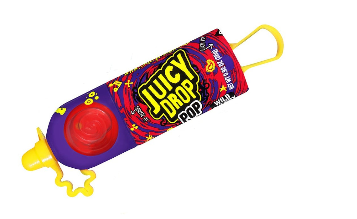 Juicy Drop Pop .92oz Pop Wild Cherry Berry