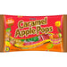 Packaging of Tootsie Caramel Apple Pops Variety Pack on a white background