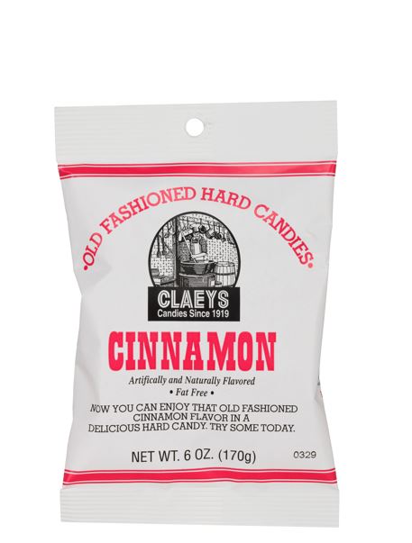 Claeys Candy Old Fashioned Hard Candy Drops Cinnamon