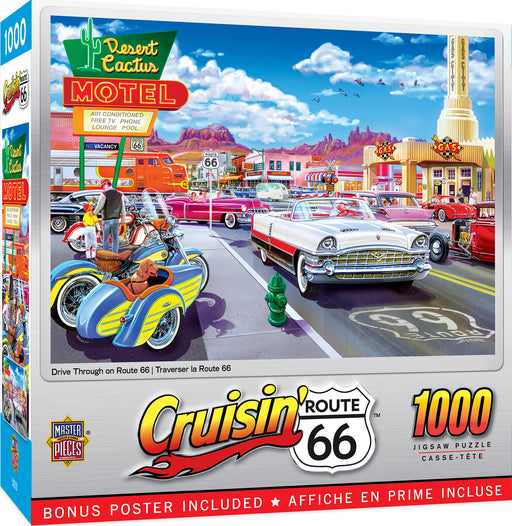 Route 66 Cruisin Drive Through Puzzle